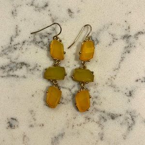 Multi stone earrings